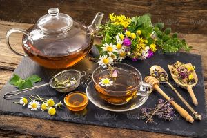 دم نوش چای گیاهی گل و گیاهان دارویی
