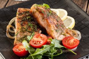 ماهی پروتئینی گوشت سفید رستوران