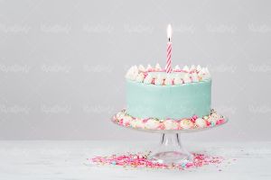 کیک تولد کیک خامه ای قنادی