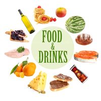 مواد غذای گوشت میوه نان غلات