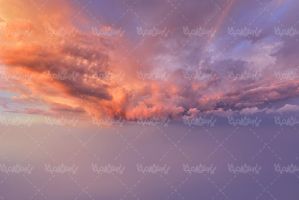 آسمان ابری منظره غروب خورشید