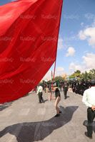 پرچم قرمز عزاداری سید الشهداء