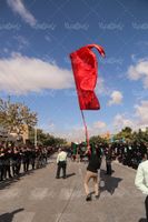 پرچم قرمز عزاداری سید الشهداء