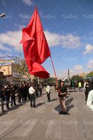 پرچم قرمز عزاداری سید الشهداء