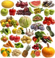 Fruits and vegetables