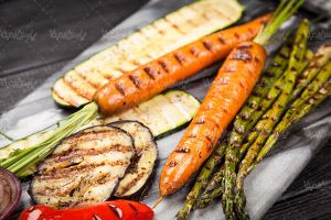 Grilled carrots