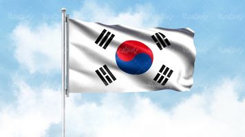 دانلود تصویر پرچم کره جنوبی