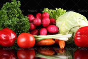 تصویر با کیفیت سبزیجات