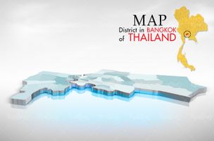 نقشه کشور تایلند