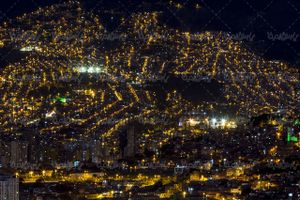 چشم انداز شهر در شب