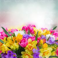 دسته گل طبیعی