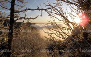 تصویر با کیفیت منظره زیبای فصل زمستان به همراه فصل زمستان و چشم انداز برفی