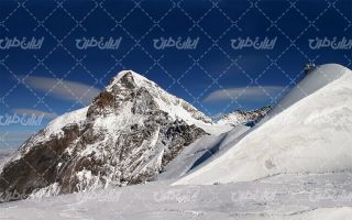 تصویر با کیفیت منظره جشم نواز برفی به همراه فصل زمستان و چشم انداز برفی