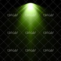 تصویر با کیفیت افکت نور سبز همراه با جلوه نور و تابش نور به رنگ سبز