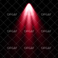 تصویر با کیفیت افکت نور قرمز همراه با جلوه نور و تابش نور به رنگ قرمز