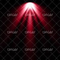 تصویر با کیفیت افکت نور قرمز همراه با جلوه نور و تابش نور به رنگ قرمز