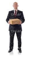 تصویر با کیفیت جعبه همراه با استایل مرد و مدل مرد
