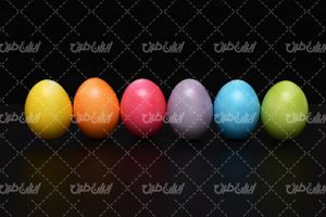 تصویر با کیفیت تخم مرغ رنگی همراه با تصویر زمینه و والپیپر
