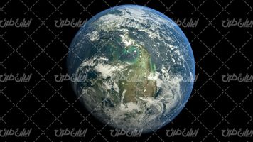 تصویر با کیفیت کره زمین همراه با سیاره زمین و تصویر زمین از فضا