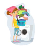 وکتور شستن لباس ماشین لباسشویی لوازم خانگی