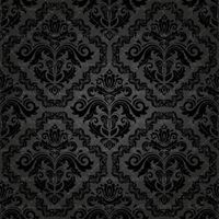 وکتور بک گراند مشکی گل گل و بوته