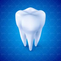 وکتور دندان دندان پزشکی دندان سفید دندان سالم بک گراند آبی