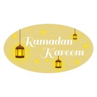 وکتور ماه مبارک رمضان فانوس بک گراند رمضان