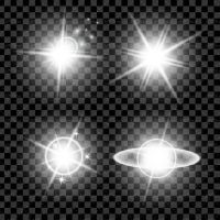 وکتور ستاره جلوه نور نور دنباله دار انعکاس نور1