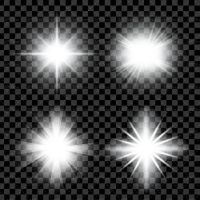 وکتور ستاره جلوه نور نور دنباله دار خورشید 5