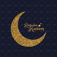 وکتور طرح اسلامی طرح مذهبی رمضان کریم ستاره