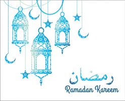 وکتور طرح ماه رمضان وکتور فانوس وکتور ستاره 1