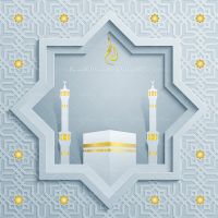وکتور شمسه طرح اسلامی طرح مذهبی بک گراند خانه خدا تذهیب