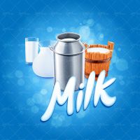 وکتور لبنیات شیر محلی بک گراند لیوان شیر ظرف شیر دبه شیر