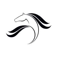 وکتور اسب سر اسب لوگو اسب اسب یال دار یال اسب کله اسب نماد اسب نشان اسب لوگوی سیاه سفید اسب