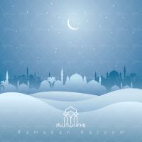 وکتور ماه رمضان رمضان کریم ماه خدا ماه مبارک رمضان حلال ماه 001