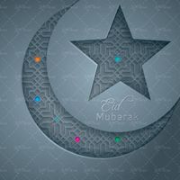 وکتور حلال ماه وکتور ماه مبارک رمضان وکتور ستاره 12