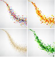 وکتور جوهر وکتور موج گرافیکی وکتور حاله نور رنگی3