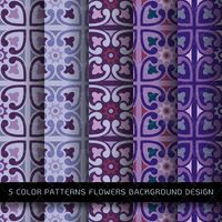 وکتور پترن وکتور بک گراند گل وکتور 10Textures