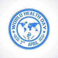 وکتور آرم روز جهانی سلامت وکتور لوگو روز جهانی سلامت