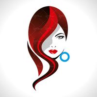 وکتور مدل موی زنانه وکتور سالن آرایش وکتور میکاپ6
