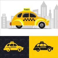 وکتور بروشو تاکسی کتور آرم تاکسی تلفنی وکتور تاکسی زرد1