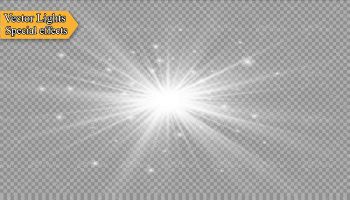 وکتور جلوه نور وکتور تابش نور وکتور نور ستاره ای8