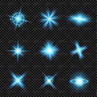 وکتور جلوه نور وکتور ستاره نور وکتور تابش نور 12