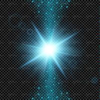 وکتور جلوه نور وکتور تابش نور وکتور ستاره پر نور