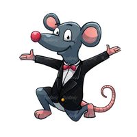 وکتور موش وکتور نقاشی کودکانه وکتور موش کارتنی