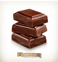وکتور شکلات کاکائویی وکتور شکلات تلخ وکتور شکلات تخته ای