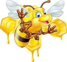 وکتور زنبور عسل وکتور قطره عسل وکتور کلونی زنبور2