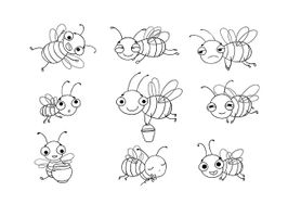 وکتور زنبور عسل وکتور پرورش زنبور