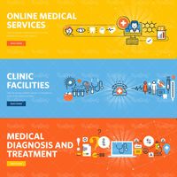 وکتور خدمات پزشکی آنلاین وکتور تجهیزات پزشکی