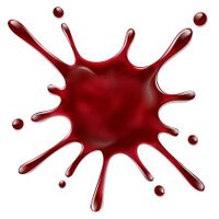 وکتور پخش شدن قطره خون وکتور چکه خون